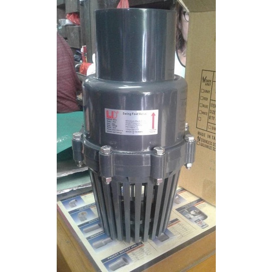 Foot Valve 6" Socket Pvc Merk Ld