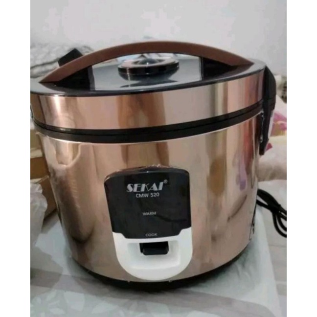 rice cooker sekai cmw 520 penanak nasi dapur warmer magic com