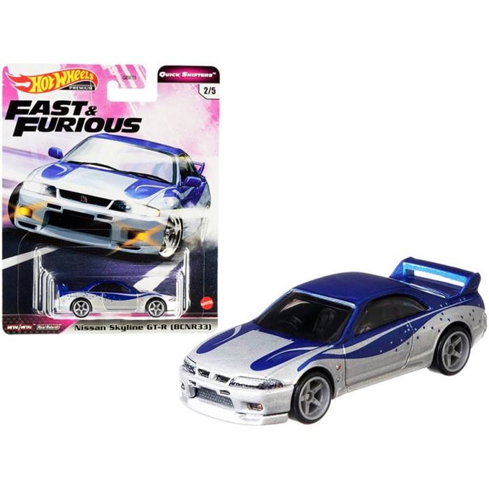 Hot Wheels NISSAN SKYLINE GTR R33 Fast Furious QUICK SHIFTERS PREMIUM ABD27