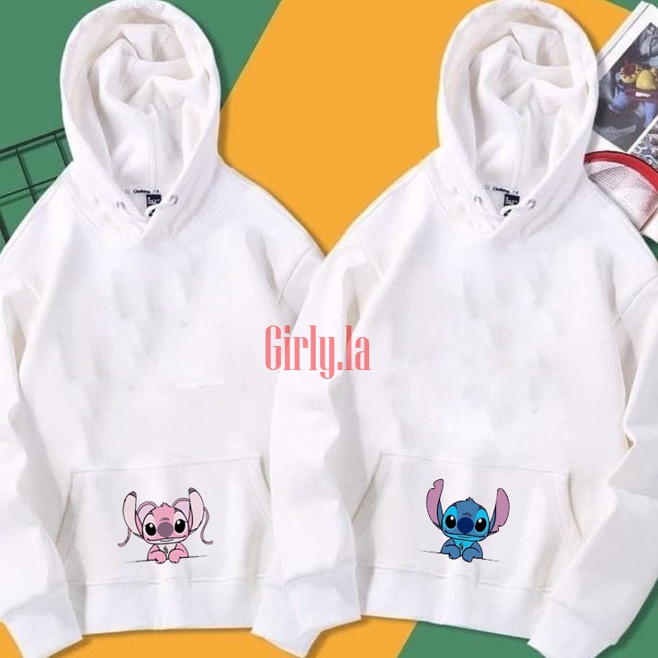 switer couple stitch pria wanita / sweater hoodie couple pasangan keren kekinian murah sweater coupl