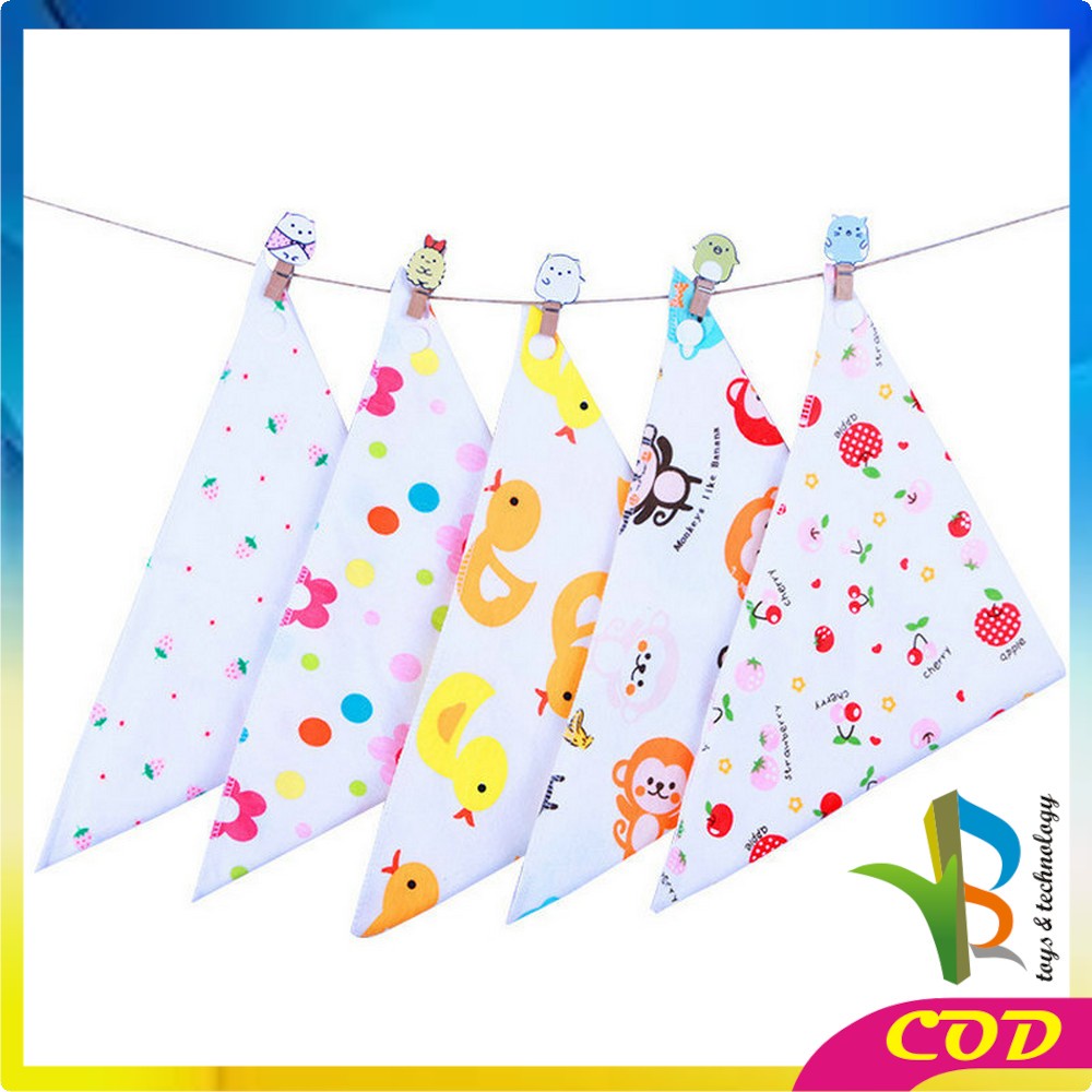 RB-P34 Celemek Makan Bayi Lucu Slaber Segitiga Baby Bibs Slabber Bayi Sleber Air Liur Bayi Murah