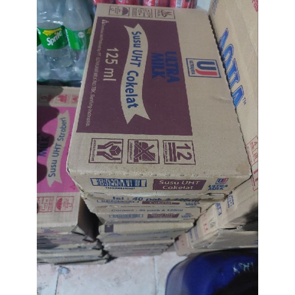 

susu ultra 125 ml 1 dus isi 40