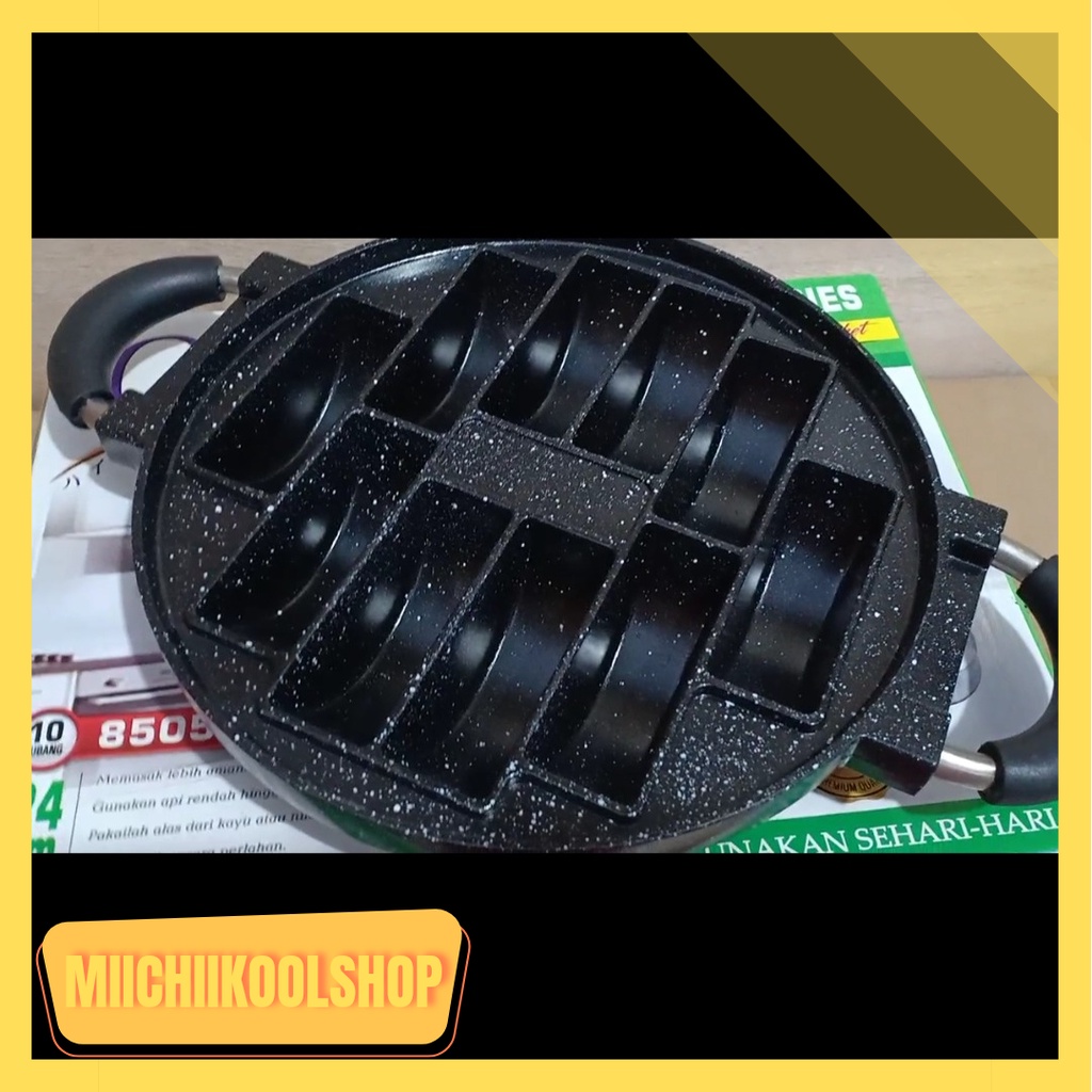 CETAKAN KUE CUBIT / KUE LUMPUR / SERABI  / PANCONG / CETAKAN PUKIS ANTI LENGKET Q2