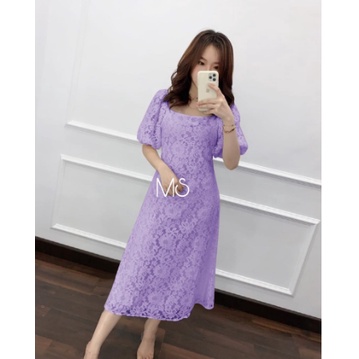 Baju Dress Pesta Wanita Model Terbaru Kekinian Kondangan Imlek Natal Pesta Brukat Selutut Dress SCAR