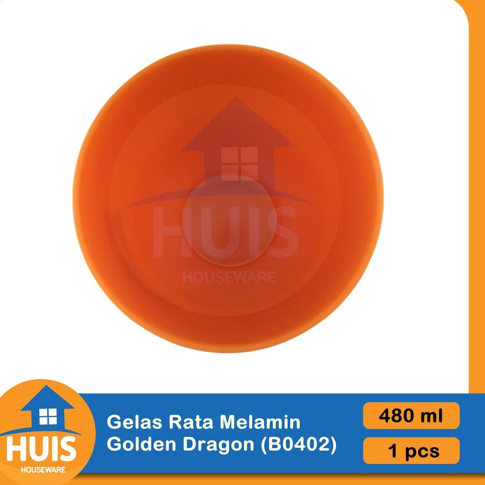 Best Product Gelas Rata 480ml - Golden Dragon Melamin (B0402)