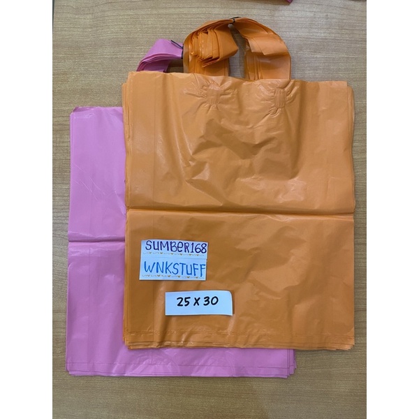 [25 LEMBAR] SHOPPING BAG 25x30 | TAS OLSHOP | TAS SUVENIR | TAS KRESEK TALI 25x30