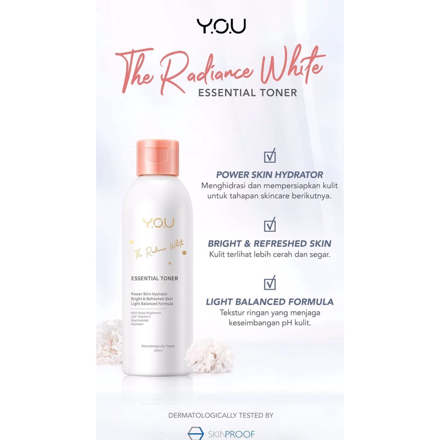 Paket YOU Skincare Y.O.U The Radiance White Brightening Series