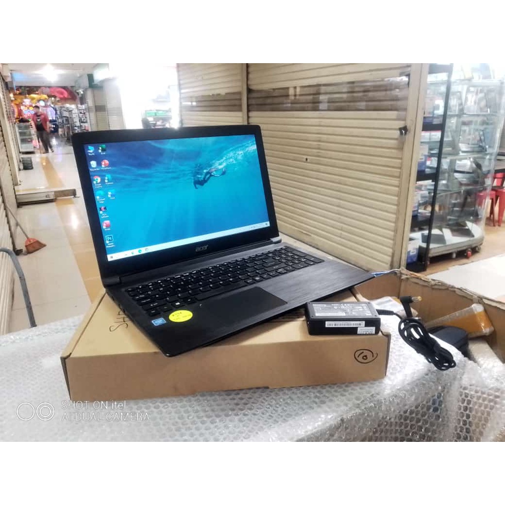 LAPTOP LEPTOP ACER MEMORY RAM 4 GB HDD 500 GB 15 INCH SLIM WINDOWS10 ZOOM SIAP PAKAI MULUS SANGAT