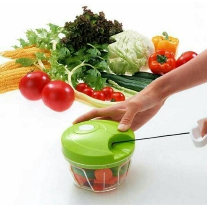 EASY SPIN CUTTER Blender Tarik Manual Serbaguna Pemotong Sayur 0839