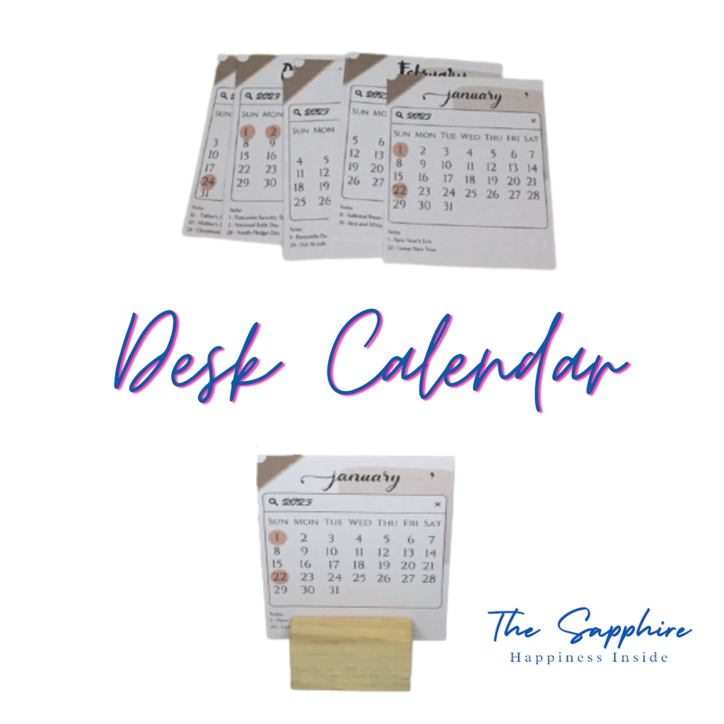 

2023 Desk Calendar