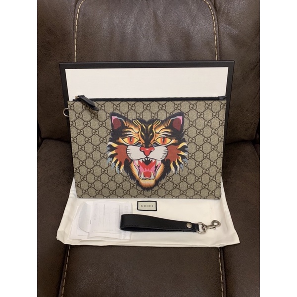 gucci tiger clutch