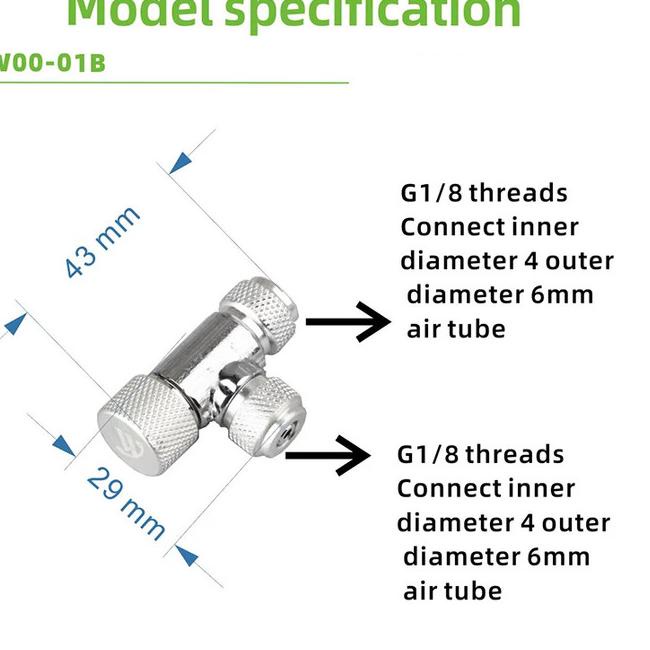Needle Valve Kran Co2 Diy kran regulator wyin - WYIN DUAL