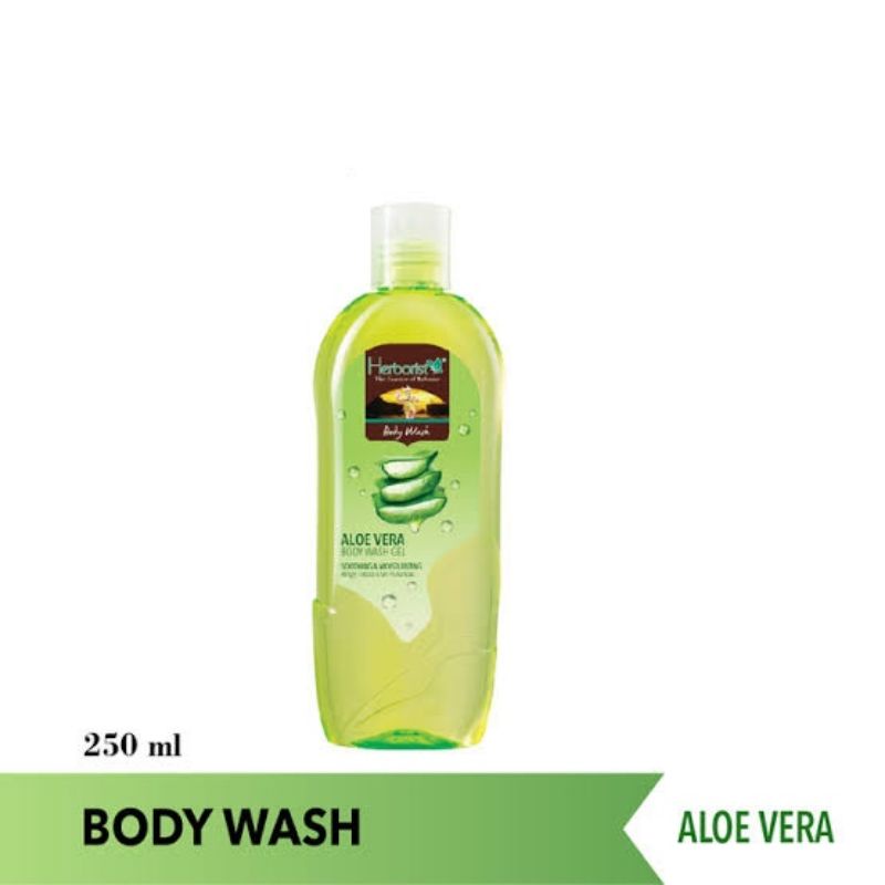HERBORIST BODY WASH GEL ALOEVERA 250mL / SABUN MANDI