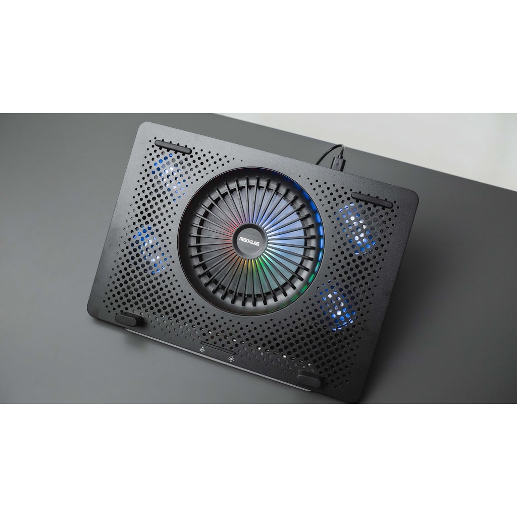 Cooling Pad Rexus B150 Breeze RGB | 5 Fan Gaming Laptop Cooler