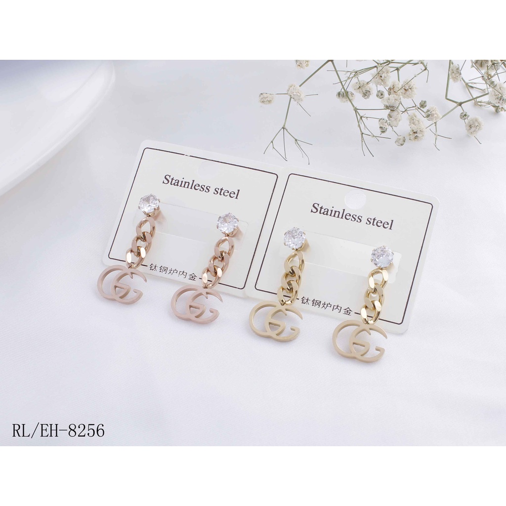 Anting Titanium Permata Perhiasan Wanita Jewelry 8256/864/830