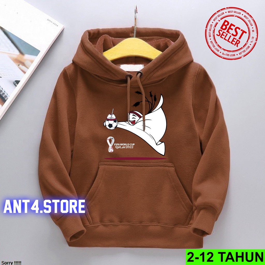 Hoodie Anak Fifa World Cup Qatar Jaket Anak Usia 2 - 12 Tahun Sweater Piala Dunia 2022