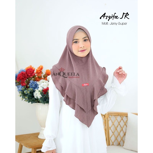Jilbab Khimar Instan Simple Asyifa JR Ori Anqueela