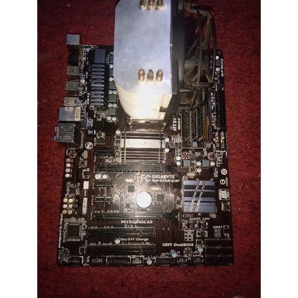 Prosessor AMD FX 6300 + Motherboard Gigabyte GA 970A D3P + Arctic Cooling