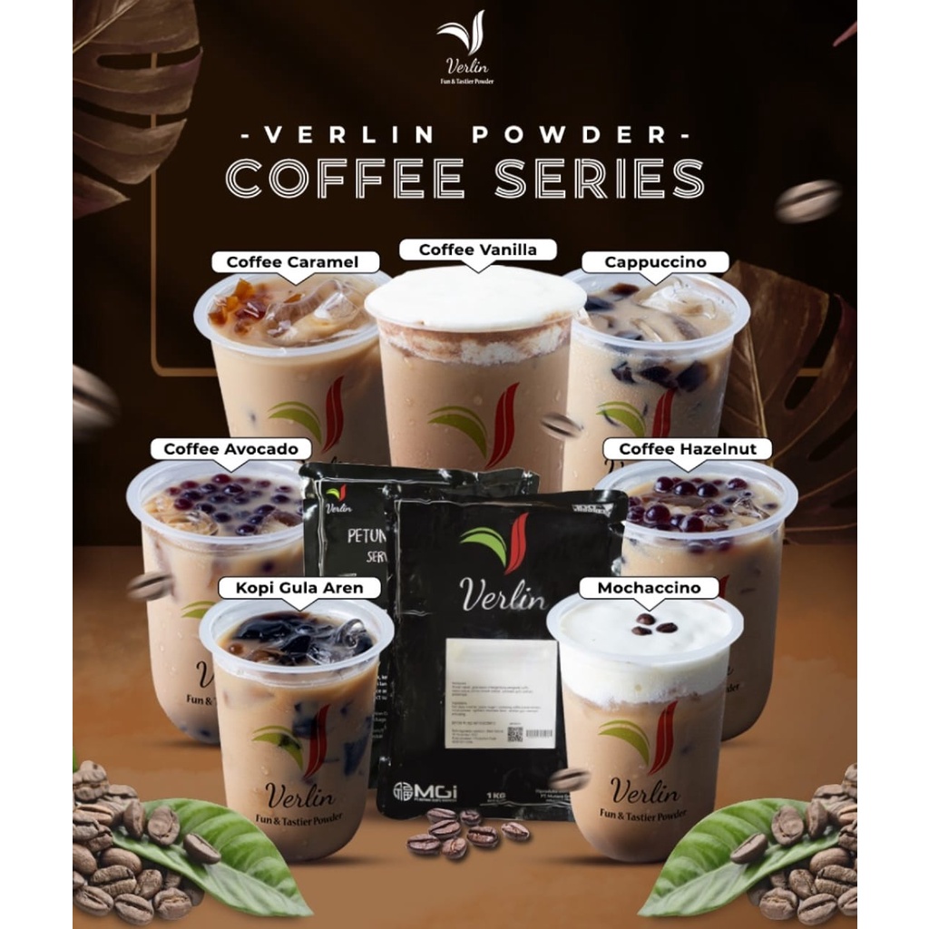 Verlin Powder Drink &quot;Coffee Series&quot; 1kg