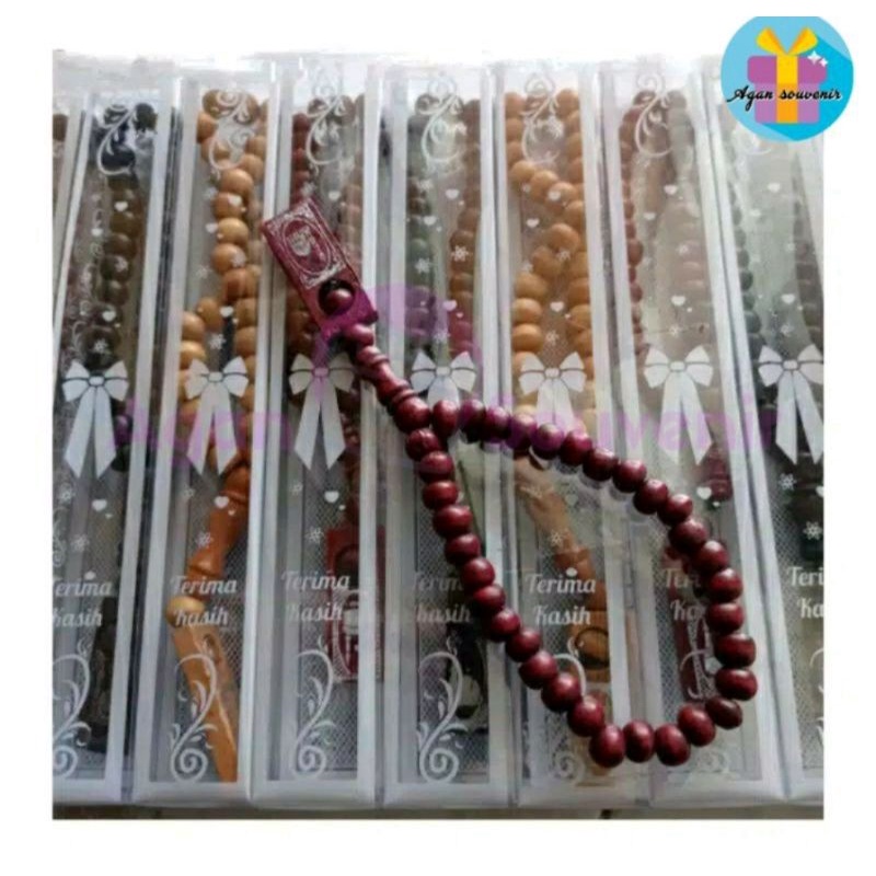 SOUVENIR TASBIH UDAH ADA MIKANYA BUAT HAJI ATAU PERNIKAHAN