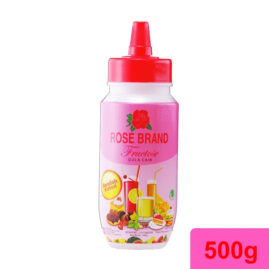 

Rose Brand Sirup Fruktosa 500g Gula Cair Rendah Kalori Fructose Syrup