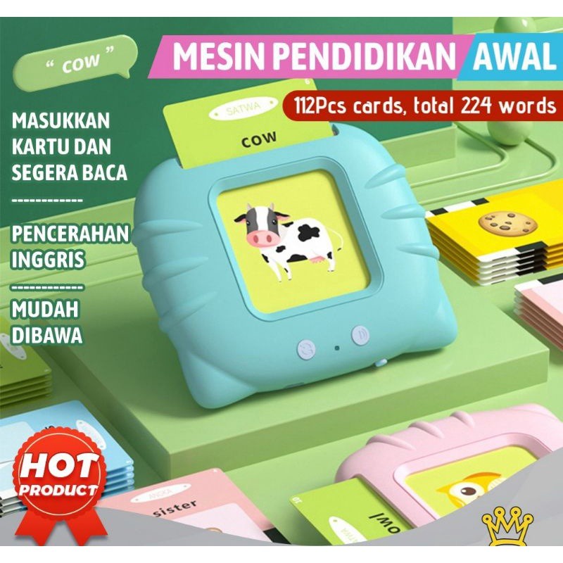 Jual Mainan Elektronik Kartu Belajar Kartu Edukasi Anak Audio Flash ...