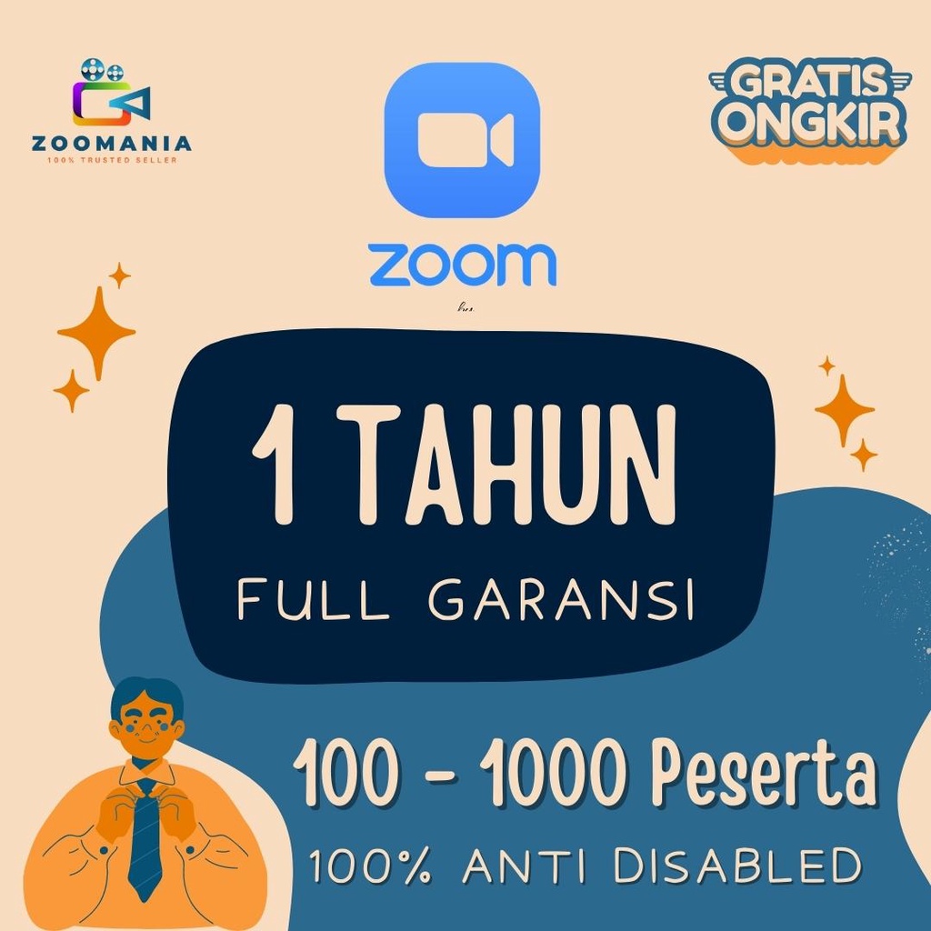 Zoom Premium 500 Peserta Tahunan