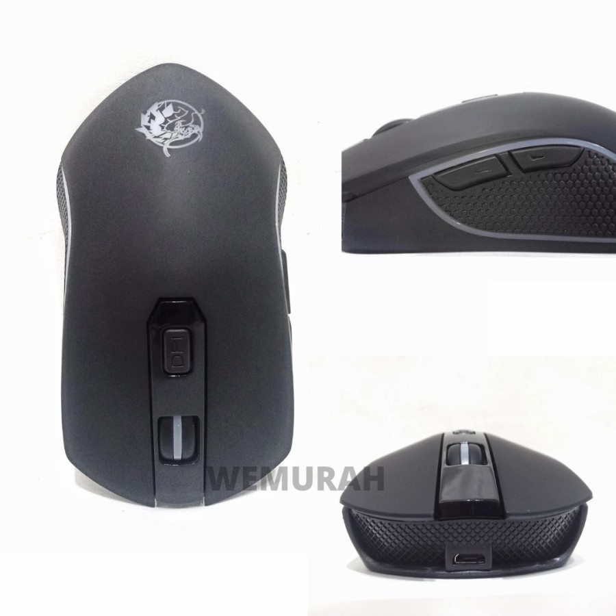 Mouse Wireless Imperion Teleport W505 - Mouse Gaming RGB RECHARGABLE
