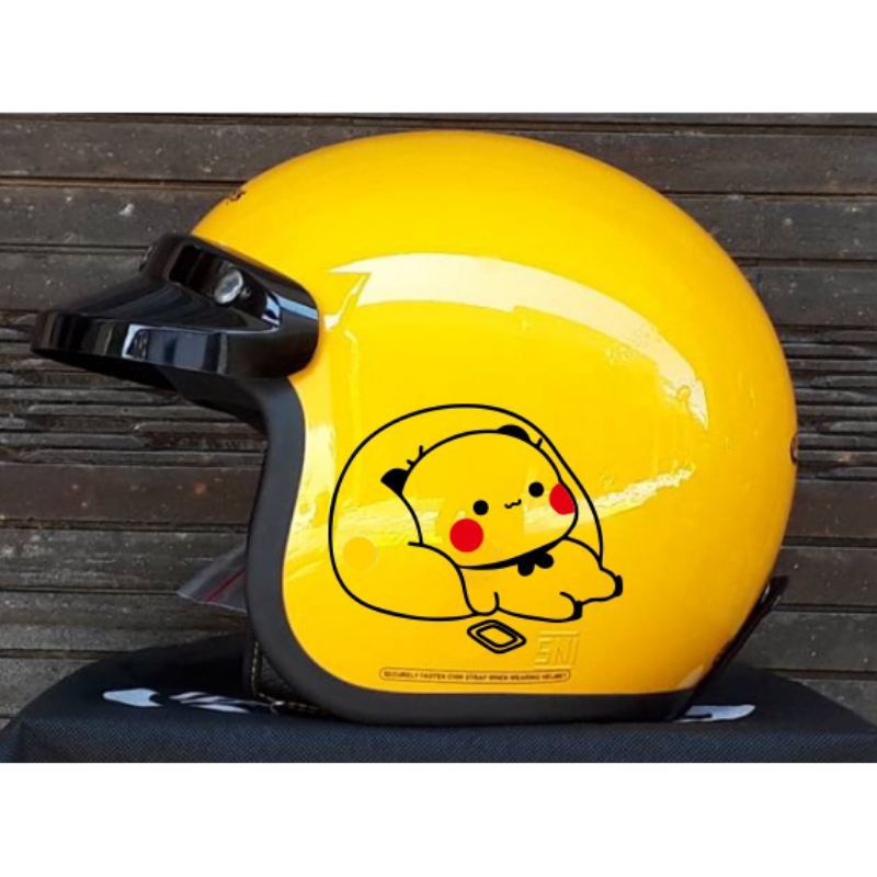 Stiker cutting mochi helm bogo