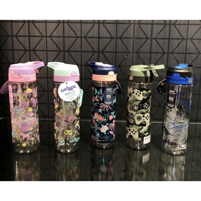 Smiggle bottle drink unicorn beam botol minum anak pink original