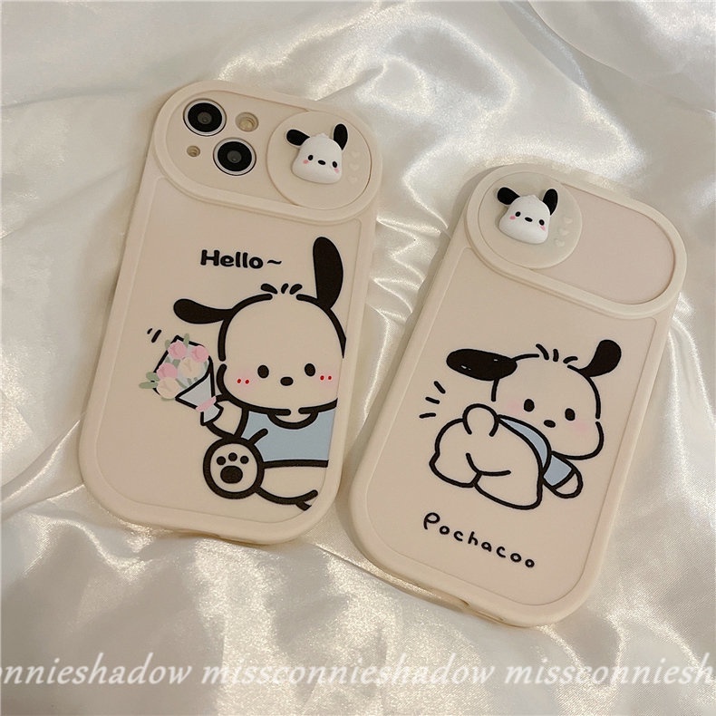 Soft Case Tpu Motif Kartun Anjing Pachacco 3D Untuk IPhone 11 13 12 Pro Max 7Plus 8Plus XR 11 Pro Max X XS Max