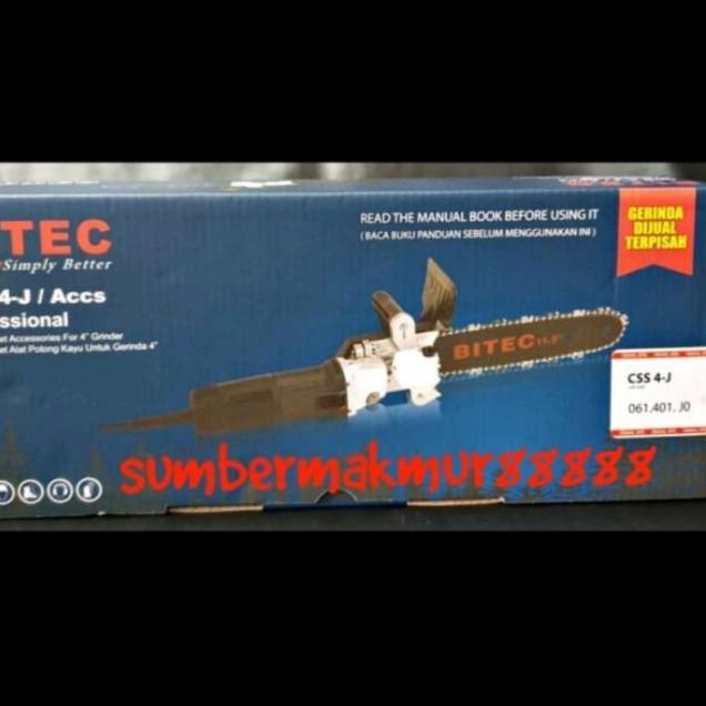 acesories gerinda chainsaw merk bitec css 4-j