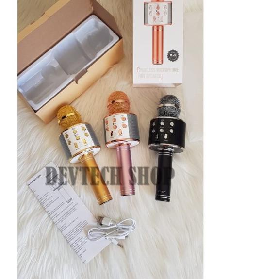 PROMO  PORTABLE WS858 / WS 858 SPEAKER SMULE ORIGINAL - Kuning