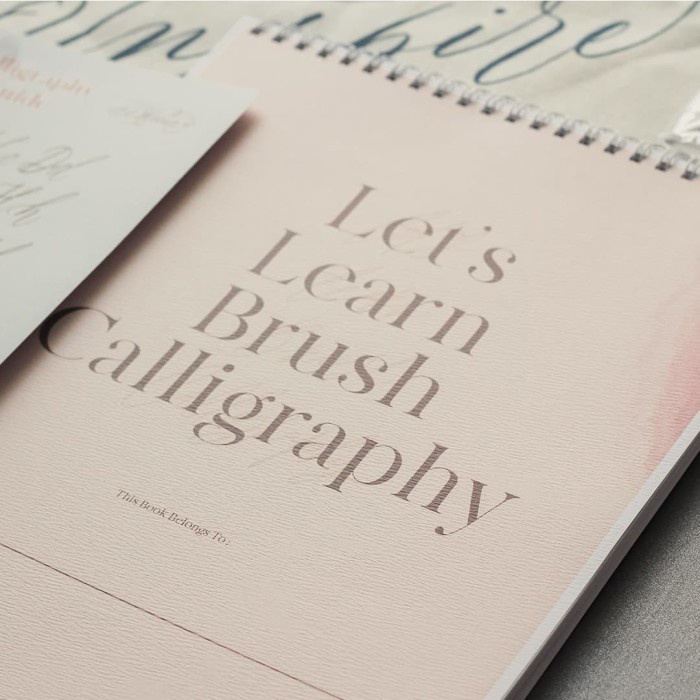 

Brush Calligraphy Learning Book