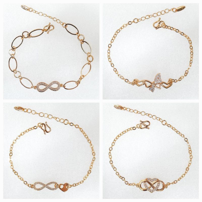 gelang emas rantai mata wanita dewasa RM01