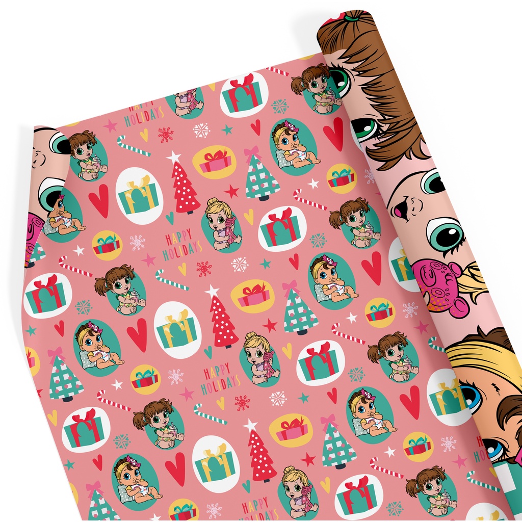 

WRAPPING PAPER - KERTAS KADO - CHRISTMAS - BABY ALIVE - AV012