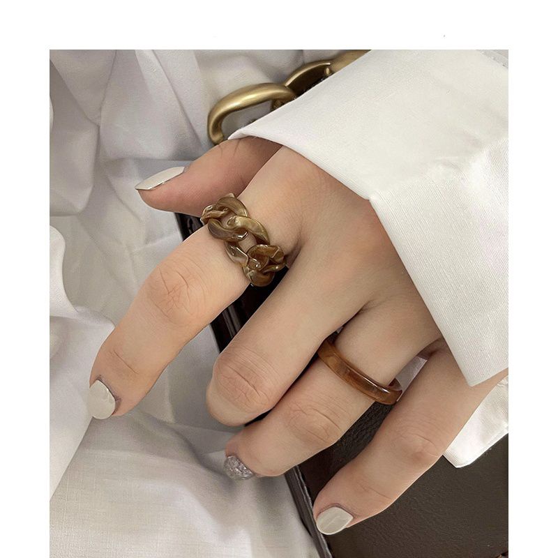 Cincin Set Cincin Akrilik Ring Set Cincin Korea Aksesoris Ootd Estetik