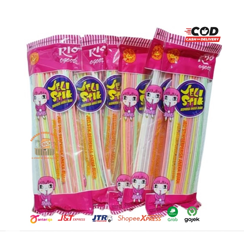 

( BERKAH ) Permen JELI STICK JUMBO Aneka Rasa Buah Jelly Stick Permen Rasa Buah Permen Sedotan Jeli Stick Snack Jadoel Cemilan Anak Murah