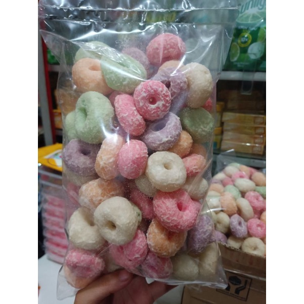 

Donut mini warna 250gr