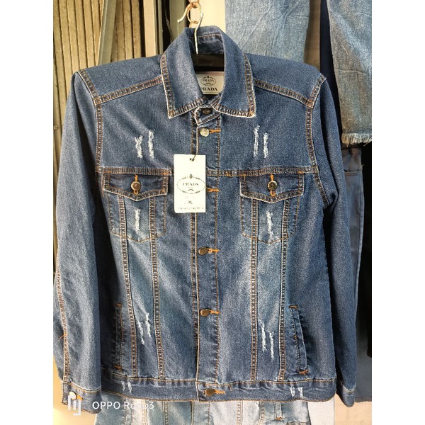 JAKET WANITA JEANS STRETCH RIPAD DISTRO