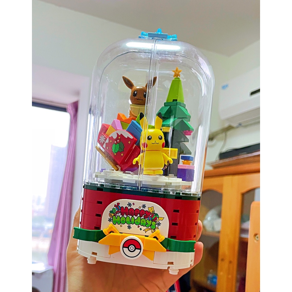 Mainan Kotak Musik Desain Kartun Pokemon Pikachu Untuk Hadiah Natal Anak