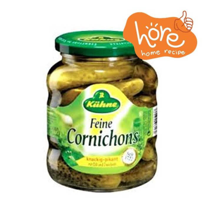 

NEW Kuhne Kuehne Cornichons / Acar pickle mentimun 370 ml