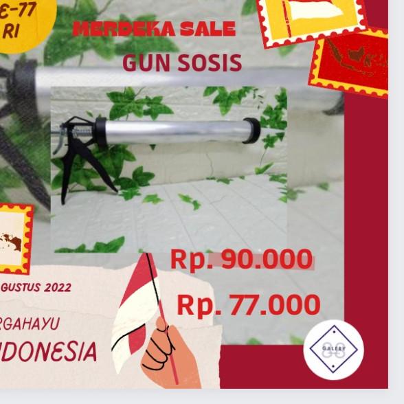 

Tembakan Silicone Sealant Sosis / Gun Sosis