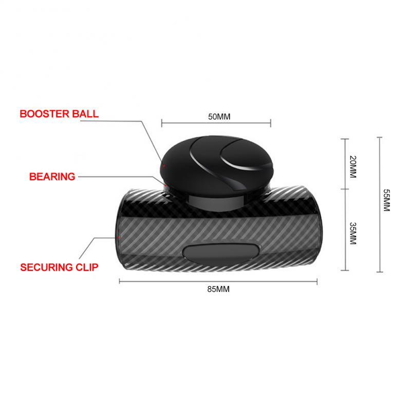 [BISA COD] Power Handle Bola Booster Spinner Untuk Stir Mobil Carbon Premium Quality