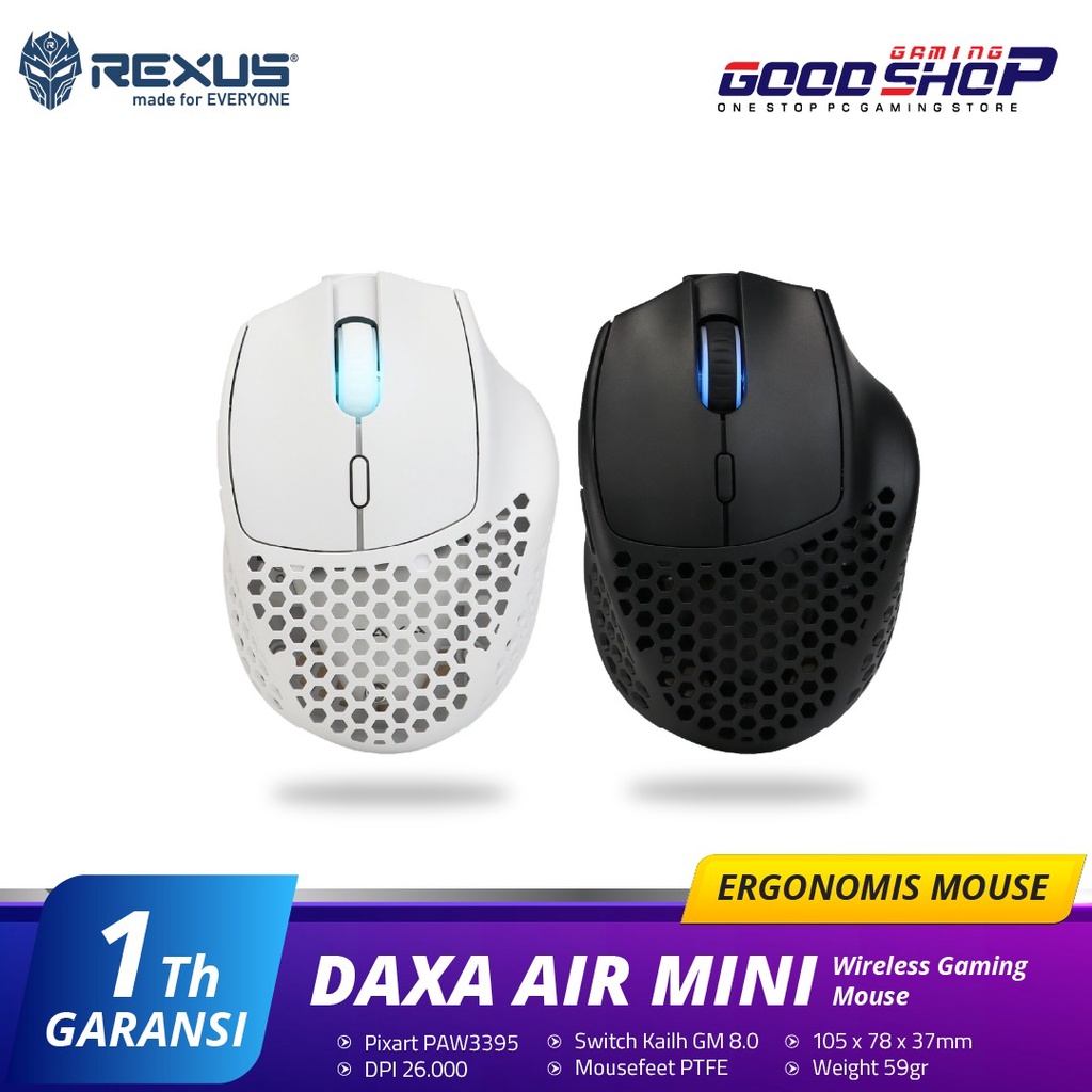 Rexus PRO Mouse Wireless Gaming Daxa Air Mini