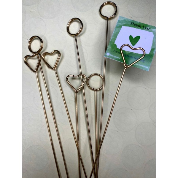 

Gold Stick Card Holder Klip Memo 20 pcs|sticky notes