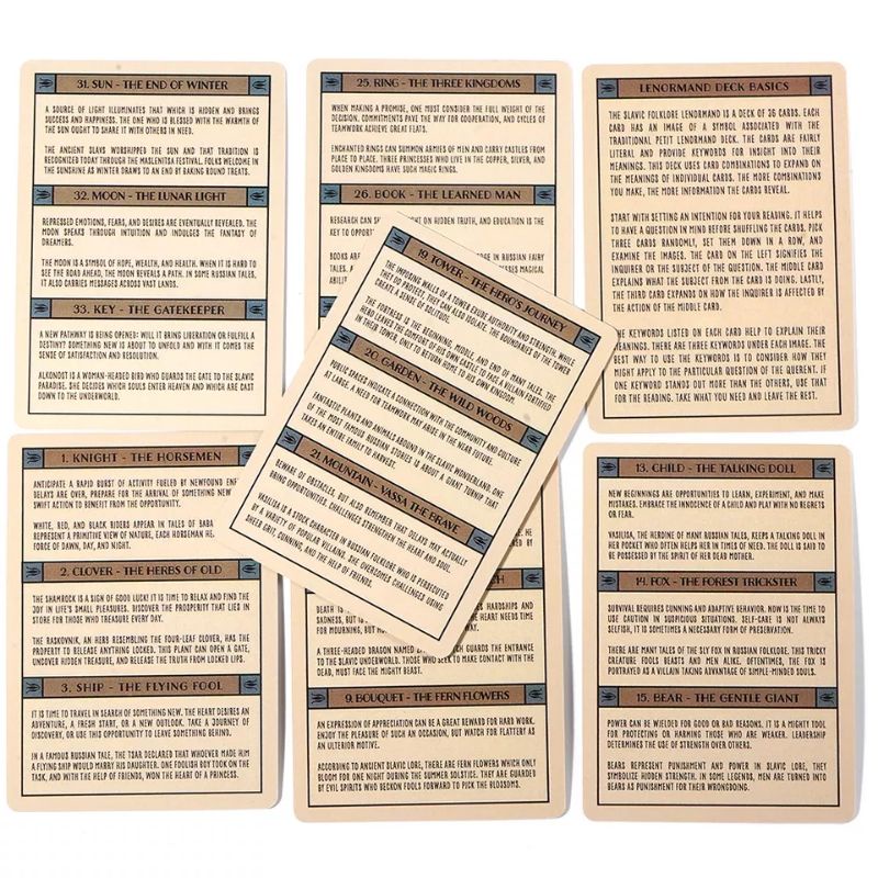 Slavic Folklore Lenormand