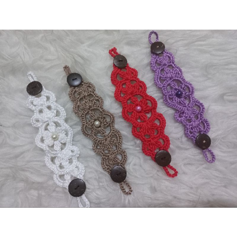 Konektor Rajut Bunga