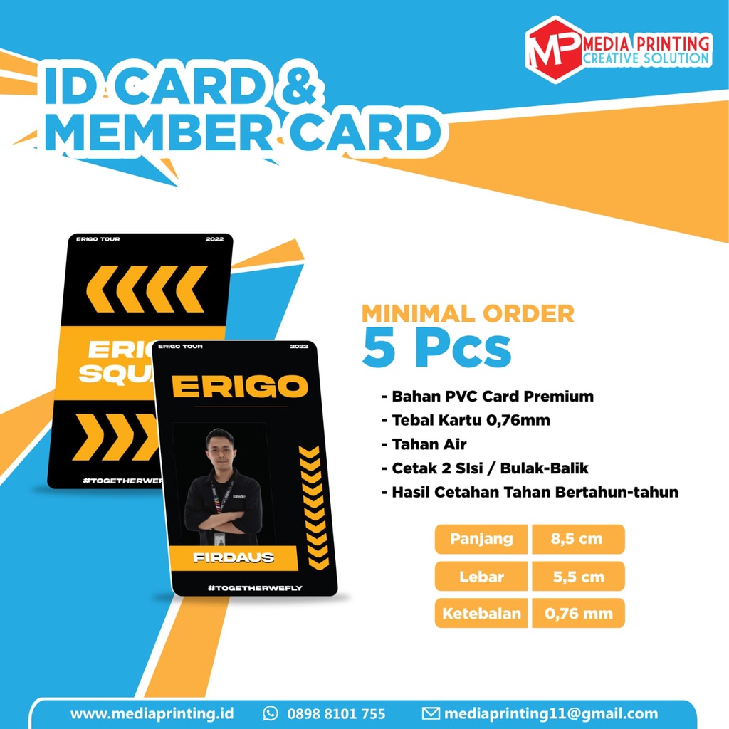 

ID Card PVC Premium & Member Card