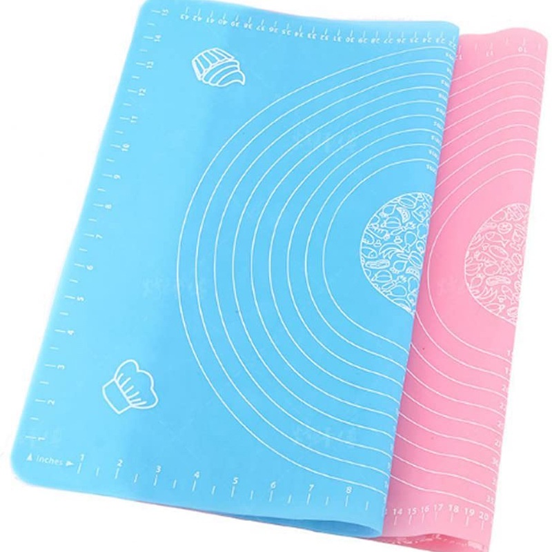 T&amp;Y Alas Tatakan Mat Talenan 50 x 40 cm Giling Gilas Rolling Adonan Kue Roti Pizza Fondant Silmat Silikon Silicone Kneading Pad Anti Lengket Murah